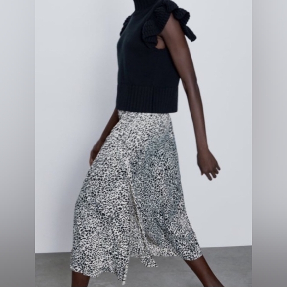 Zara silky midi skirt - Picture 8 of 8